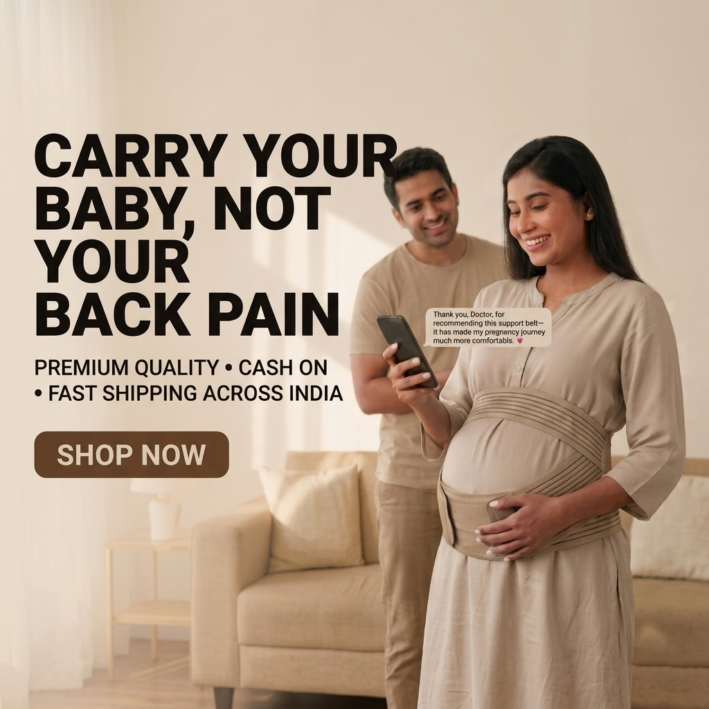 Bloomiko Pregnancy Support Belt – Relieve Back Pain & Support Your Growing Baby Bump