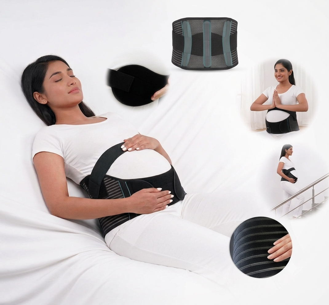 Pregnancy Support Belt | Supports Back, Belly & Posture for Comfort